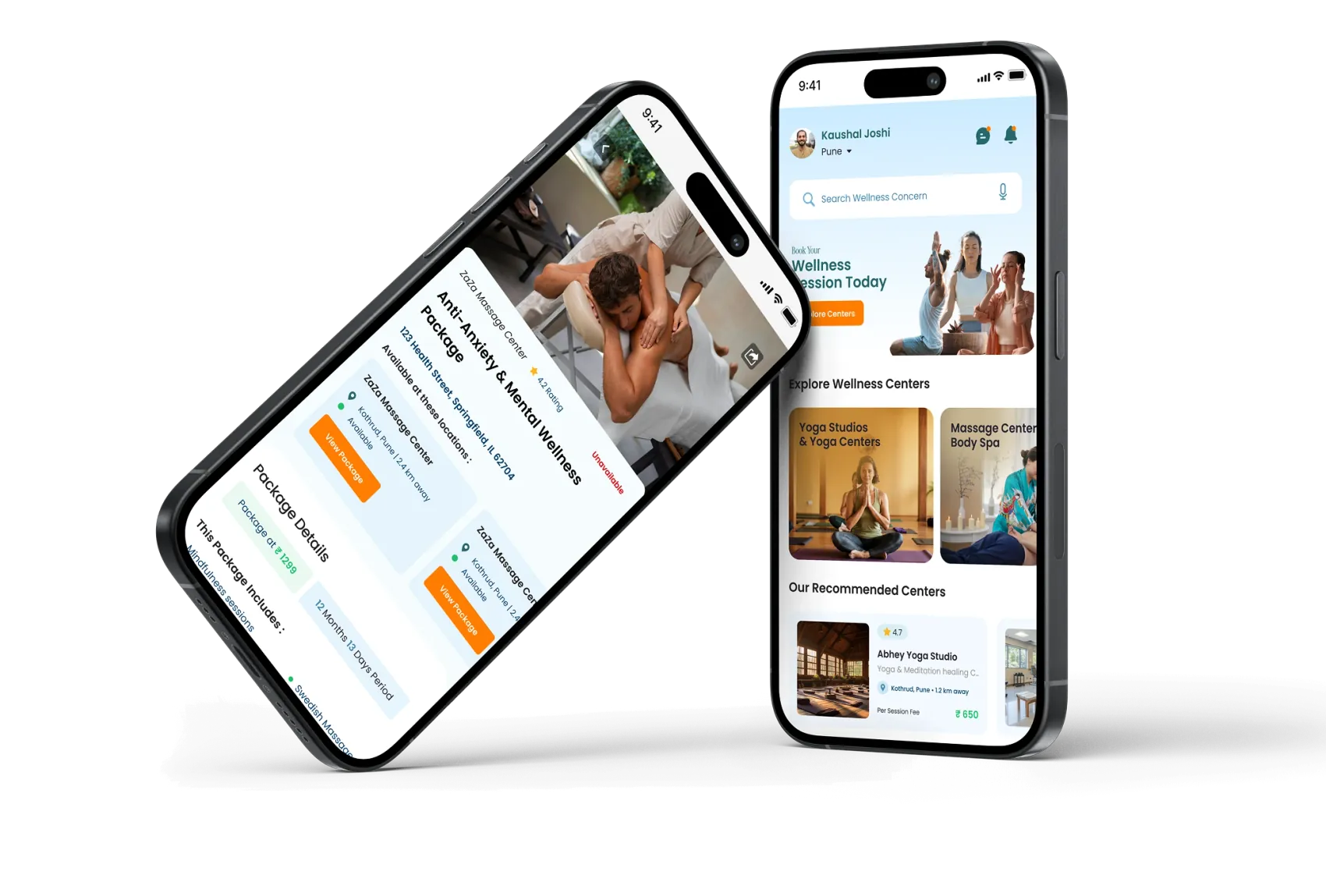 The Cetasika App shown on two phones